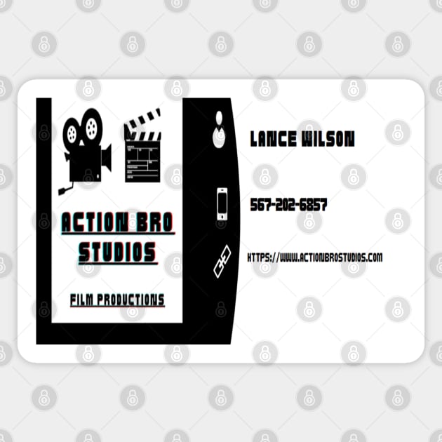 action bro contact Sticker by Action bro studios merch